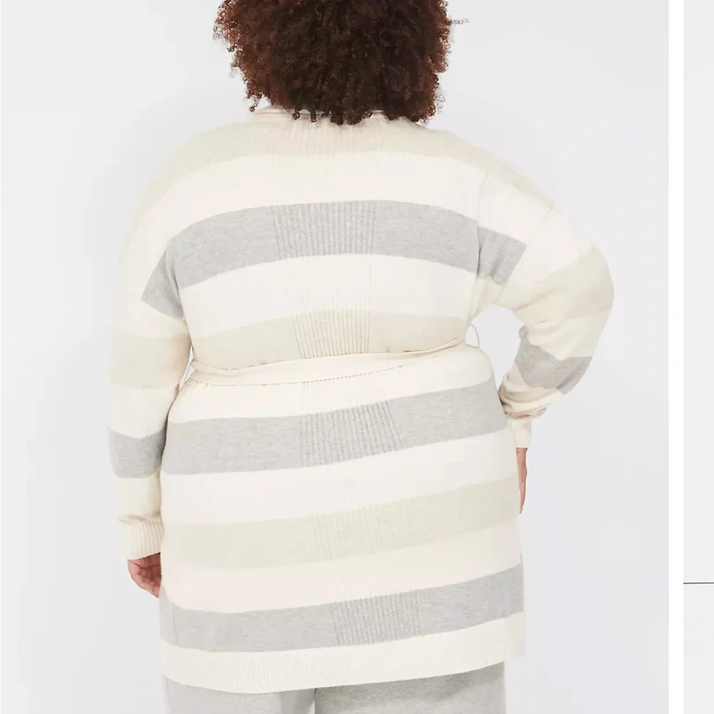 Long Sleeve Belted Cardigan - Picture 2 of 3